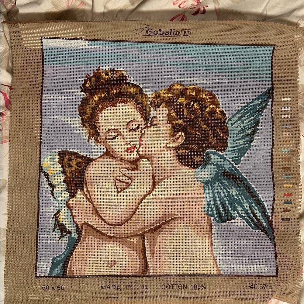 Angelic Needlepoint Canvas ( size 50 x 50)